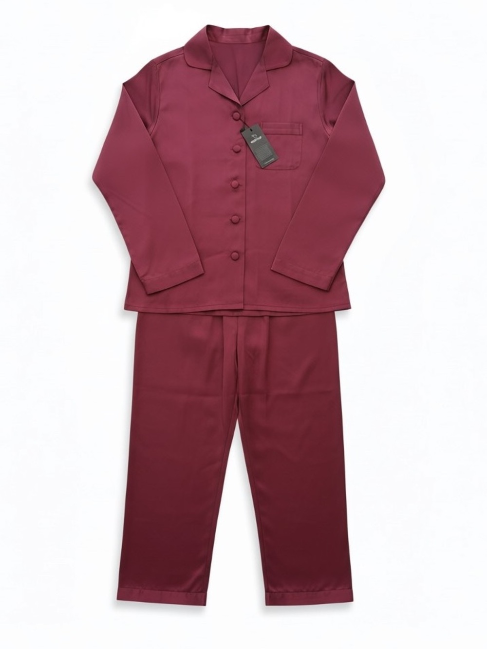 ✨ SilkSilky Mulberry Silk Pajama Set Wine S NWT Nordstrom